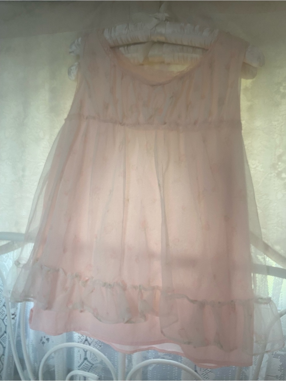 1960s babydoll sleep top